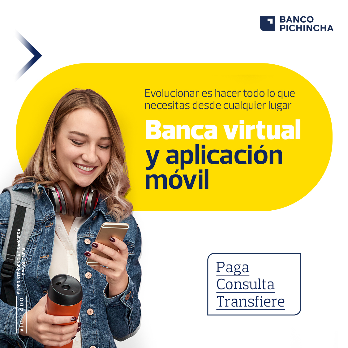 Con La Banca Virtual Y Aplicación Móvil Del Banco Pichincha Administra ...